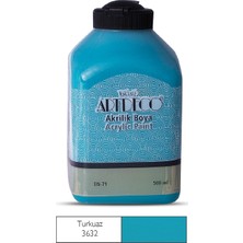 Artdeco Akrilik Ahşap Boyası 500 ml 3632 Turkuaz