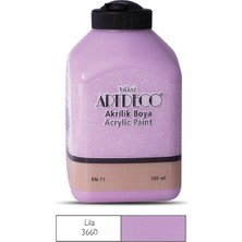 Artdeco Akrilik Ahşap Boyası 500 ml 3660 Lila