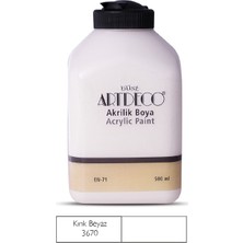 Artdeco Akrilik Ahşap Boyası 500 ml 3670 Kırık Beyaz