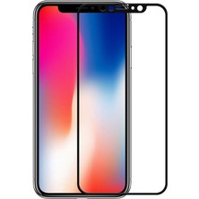 Microcase Apple iPhone X 3D Curved Full Ekran Tempered Glass Cam Koruma