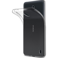 Microcase Nokia 2 Ultra İnce Silikon Kılıf+Tempered Cam Koruma