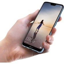 Microsonic Huawei P20 Lite Kılıf Transparent Soft Beyaz