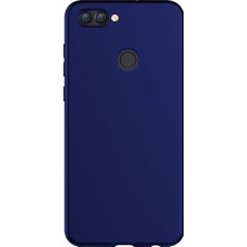 Microsonic Matte Silicone Huawei P Smart Kılıf Lacivert