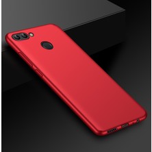 Microsonic Matte Silicone Huawei P Smart Kılıf Bordo