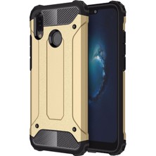 Microsonic Huawei P20 Lite Kılıf Rugged Armor Gold