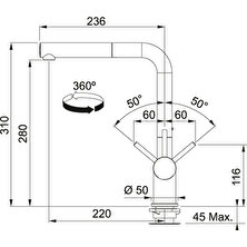 Franke ARMATÜR ACTİVE PLUS DOCCİA Armatür, Bianco