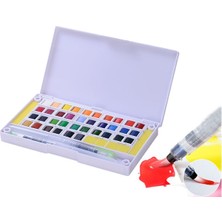 Hobi24 36 Renk Tablet Sulu Boya + 2 Fırça