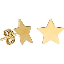 Glorria Altın Yıldız Küpe