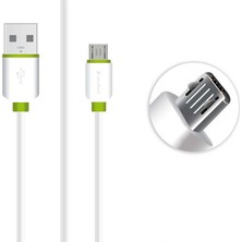 Soultech 2.0 A Micro USB Comfort Data Şarj Kablosu Beyaz