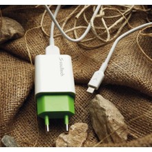 Soultech 1.1 A Ev Şarj Adaptörü & Lightning Data Şarj Kablosu