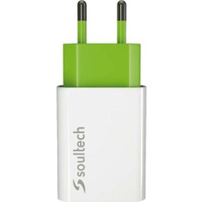 Soultech 2.1 ev Şarj Adaptörü Ve Type C Data Şarj Kablosu