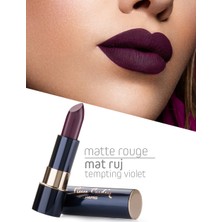 Pierre Cardin Matte Rouge Mat Ruj - Tempting Violet