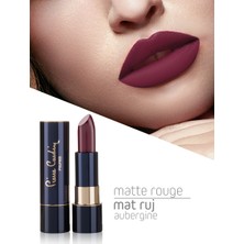 Pierre Cardin Matte Rouge Mat Ruj- Aubergine