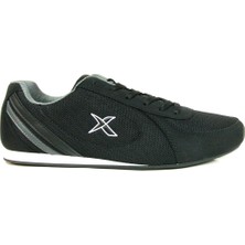 Kinetix Siyah Gri Bağcıklı Sneaker Spor Ayakkabı