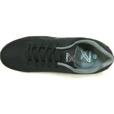Kinetix Siyah Gri Bağcıklı Sneaker Spor Ayakkabı