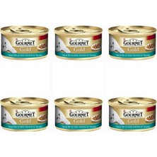 Gourmet Gold Parça Etli Ve Soslu Somon Tavuk 85 Gr x 6 Adet