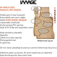 Image Premium 4D Renault Megane 4 HB 2016 ve Sonrası Lüks Kauçuk Paspas 5 Parça