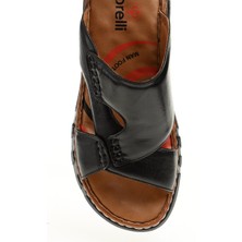 Forelli 40501 Erkek Siyah Deri Terlik