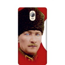 Kapakolur Lenovo Vibe P1 Pro Atatürk Baskılı Kapak Kılıf + Ekran Koruyucu Cam