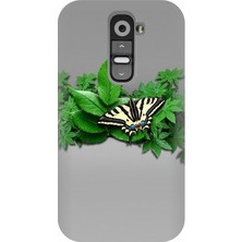 Kapakolur LG G2 Mini Kelebek Kapak Kılıf + Ekran Koruyucu Cam