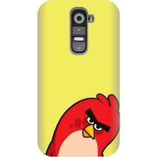 Kapakolur LG G2 Angry Baskılı Kapak Kılıf + Ekran Koruyucu Cam