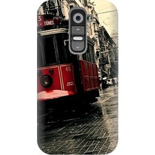 Kapakolur LG G2 Beyoğlu Baskılı Kapak Kılıf + Ekran Koruyucu Cam