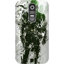 Kapakolur LG G2 Metal Gear Temalı Kapak + Ekran Koruyucu Cam Kılıf