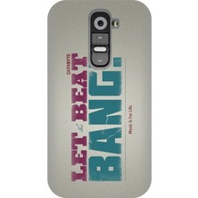 Kapakolur LG G2 Let Bank Müzik Temalı Kapak Kılıf Kılıf + Ekran Koruyucu Cam