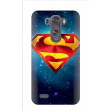 Kapakolur LG G3 Mini Süper Man Kapak Kılıf + Ekran Koruyucu Cam