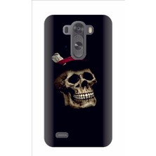 Kapakolur LG G3 Mini Kurukafa Kapak Kılıf + Ekran Koruyucu Cam