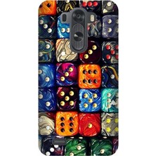 Kapakolur LG G3 Mini Kabartmalı Zar Temalı Kapak Kılıf