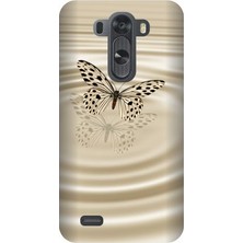 Kapakolur LG G3 Mini Kabartmalı Kelebek Temalı Kapak Kılıf