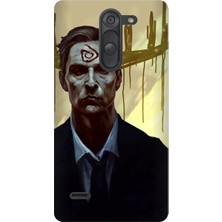 Kapakolur LG G3 Stylus Kabartmalı True Detective Temalı Kapak Kılıf