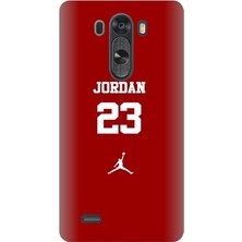 Kapakolur LG G3 Jordan 23 Baskılı Kapak Kılıf + Ekran Koruyucu Cam