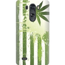 Kapakolur LG G3 Weed Baskılı Kılıf + Ekran Koruyucu Cam