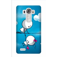 Kapakolur LG G4 Stylus Sevgi Kapak Kılıf + Ekran Koruyucu Cam