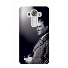 Kapakolur LG G4 Stylus Atatürk Baskılı Kapak Kılıf + Ekran Koruyucu Cam