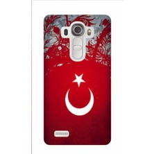 Kapakolur LG G4 Stylus Şanlı Bayrak Kapak Kılıf + Ekran Koruyucu Cam