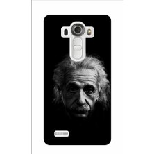 Kapakolur LG G4 Stylus Einstein Baskılı Kapak Kılıf + Ekran Koruyucu Cam
