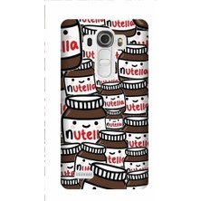 Kapakolur LG G4 Stylus Nutella Baskılı Kapak Kılıf + Ekran Koruyucu Cam