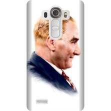 Kapakolur LG G4 Atatürk Baskılı Kapak Kılıf + Ekran Koruyucu Cam