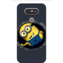 Kapakolur LG G5 Minyonlar Kapak Kılıf + Ekran Koruyucu Cam