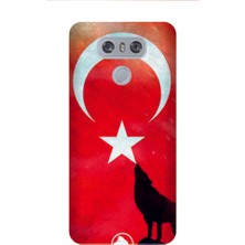 Kapakolur LG G6 Şanlı Bayrak Baskılı Kapak Kılıf + Ekran Koruyucu Cam