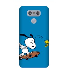Kapakolur LG G6 Ultra Snopy Baskılı Kapak Kılıf + Ekran Koruyucu Cam