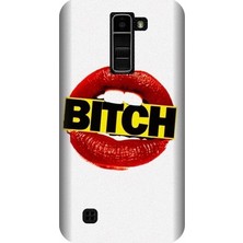 Kapakolur LG K8 2016 Ultra Dudak Baskılı Kapak Kılıf + Ekran Koruyucu Cam