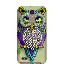 Kapakolur LG K10 2017 Baykuş Kapak Kılıf + Ekran Koruyucu Cam