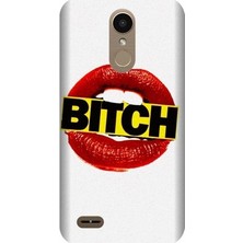 Kapakolur LG K10 2017 Ultra Dudak Baskılı Kapak Kılıf + Ekran Koruyucu Cam