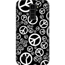 Kapakolur LG K10 Peace Baskılı Kapak Kılıf + Ekran Koruyucu Cam