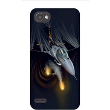 Kapakolur LG Q6 Türk Yıldızları Kapak Kılıf + Ekran Koruyucu Cam