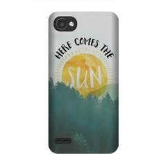 Kapakolur LG Q6 Ultra Yazı Baskılı Kapak Kılıf + Ekran Koruyucu Cam